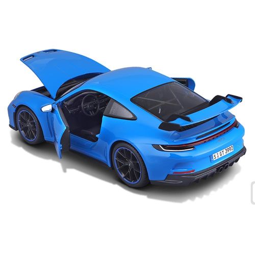 מאיסטו - מכונית פורשה כחול  - Maisto 1:18 Porsche 911 GT3 Coupe 2022