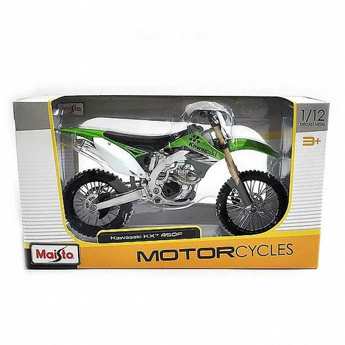 מאיסטו - דגם אופנוע קווסאקי - 1:12 MAISTO KAWASAKI KX 450F