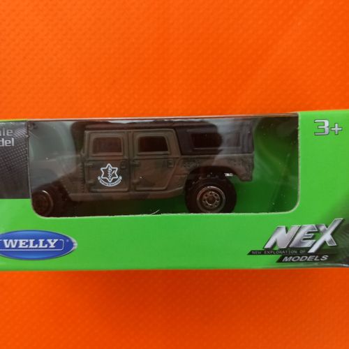 וילי - רכב צבאי ישראל גודל 7 ס''מ - WELLY