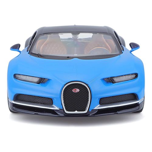 מאיסטו - דגם מכונית בוגאטי שירון כחולה - Maisto Bugatti Chiron 1:24