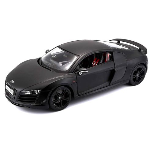מאיסטו - מכונית דגם אודי אר 8 שחורה - Maisto AUDI R8 GT BLACK 1:18