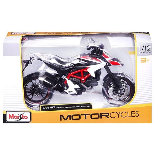 מאיסטו - דגם אופנוע דוקאטי היפרמוטארד 1:12 - MAISTO DUCATI HYPERMOTARO SP