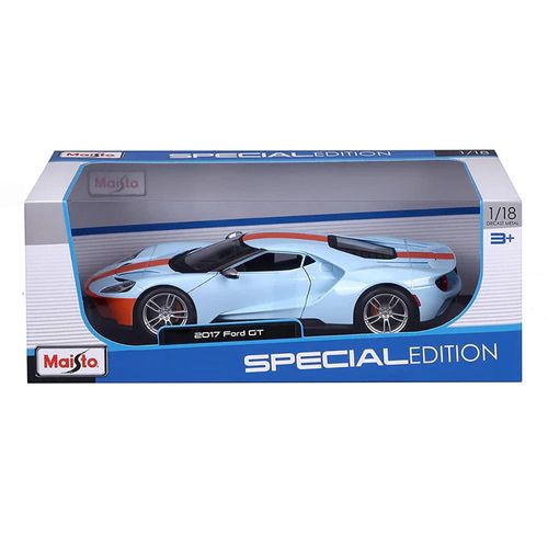 מאיסטו - דגם מכונית פורד גי טי 500 כחולה - Maisto Ford GT500 1:18