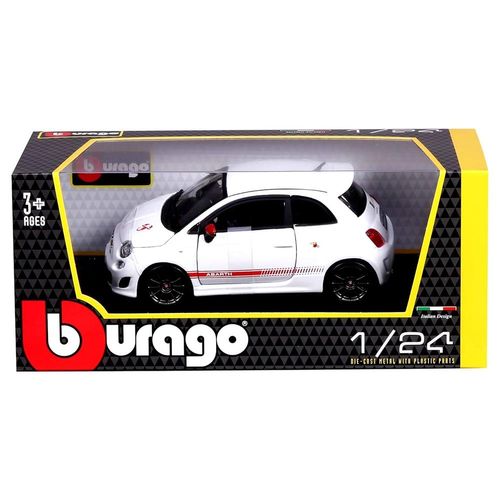 בורגו - דגם מכונית פיאט 500 אבארט' - 1/24 Bburago FIAT 500 ABARTH