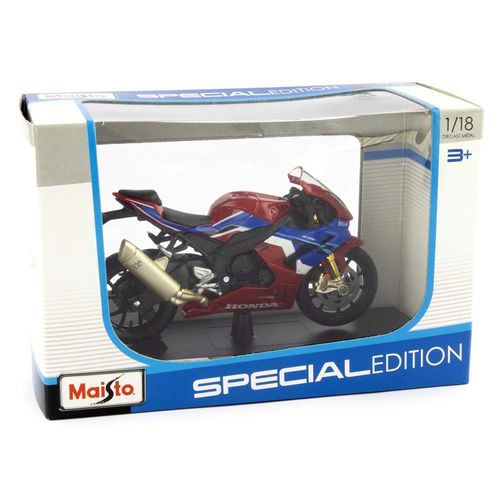 מאיסטו - דגם אופנוע הונדה סי בי אר  - MAISTO HONDA CBR1000RR-R Fireblade 2020 red 1:18