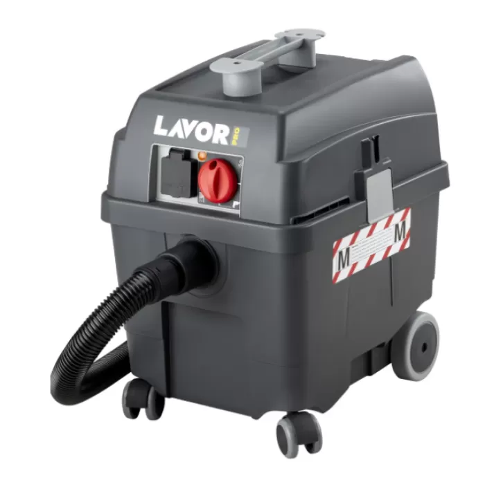 שואב אבק 27 ליטר + מנערת אבק מהפילטר LAVOR PRO WORKER EM