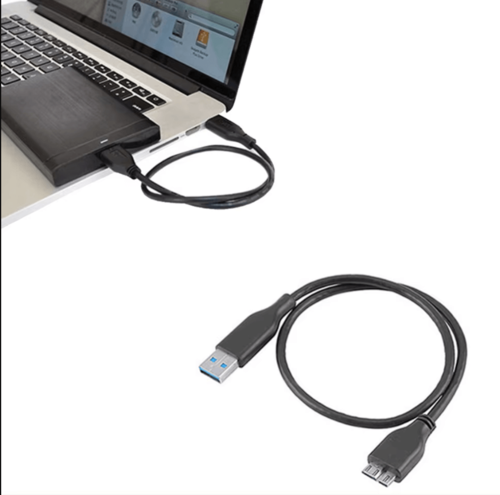 כבל USB 3.0 לכונן חיצוני לסנכרון והעברת נתונים