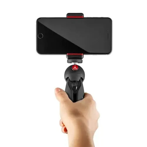 חצובה שולחנית עם תופסן לסמארטפון Manfrotto PIXI MII