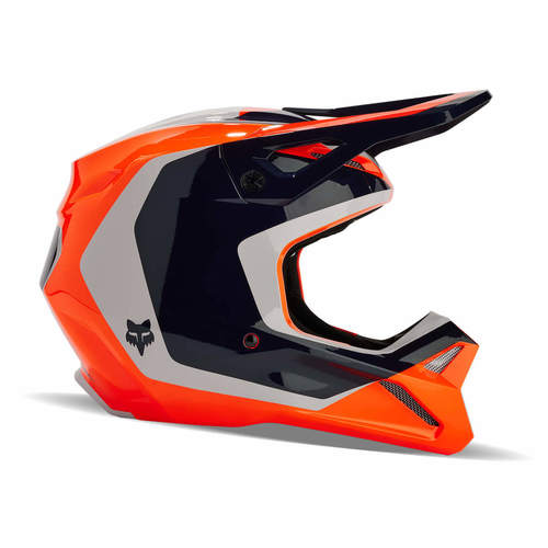 קסדת שטח לאופנוע FOX V1 2024 NITRO כחול\כתום