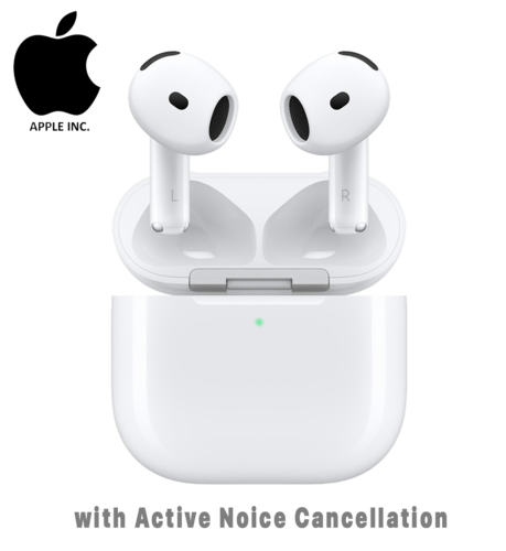 אוזניות Apple AirPods 4 with Active Noise Cancellation MXP93ZM/A True Wireless 
