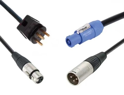 כבל DMX משולב חשמל עם מחבר PowerCON באורך 12מ’ ABC CABLS