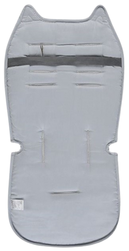 ריפודית דו-צדדית 100% כותנה מבד פוינטל מעוצבת לעגלה עם סיכת חמסה - תכלת