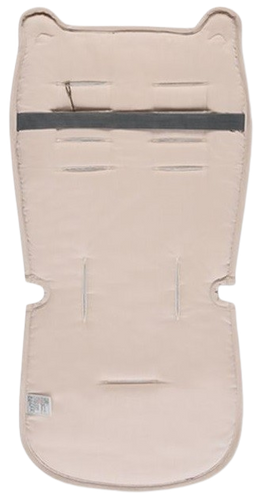 ריפודית דו-צדדית 100% כותנה מבד פוינטל מעוצבת לעגלה עם סיכת חמסה - בז'