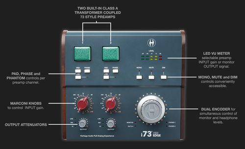זוית נוספת Heritage Audio i73 PRO EDGE