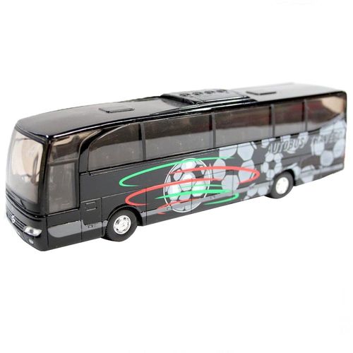 אוטובוס מרצדס טראויגו שחור – Welly Mercedes-Benz Travego Bus 1:60