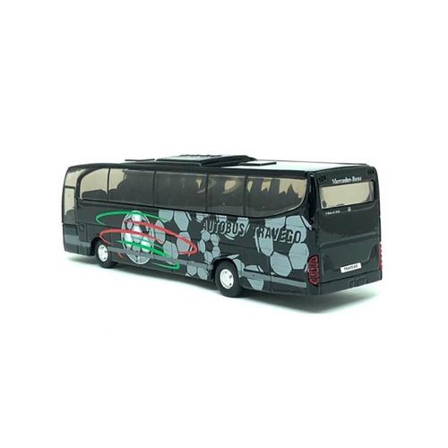 אוטובוס מרצדס טראויגו שחור – Welly Mercedes-Benz Travego Bus 1:60