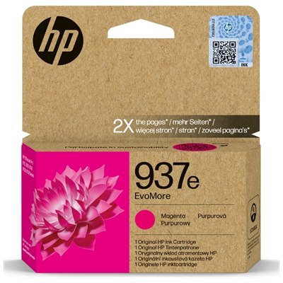 דיו אדום / מג'נטה מקורי HP 937e 4S6W7NE
