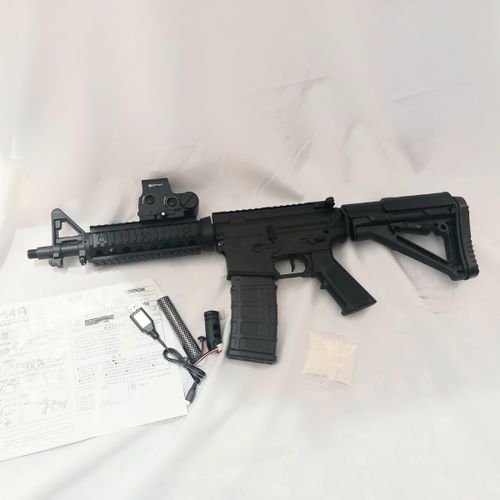 רובה ג'ל חשמלי  אוטומט נטען  גודל 74 ס''מ שחור  - M4A1 SUBMACHINE GUN
