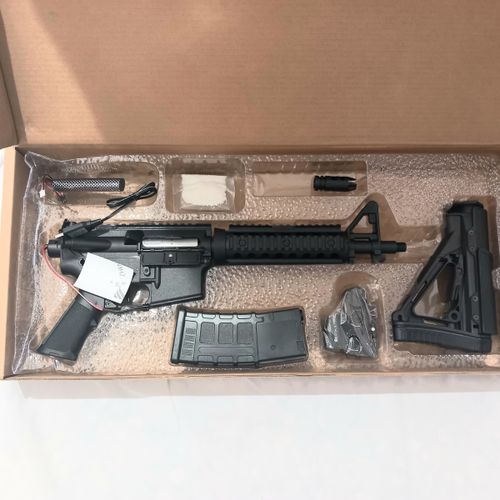 רובה ג'ל חשמלי  אוטומט נטען  גודל 74 ס''מ שחור  - M4A1 SUBMACHINE GUN