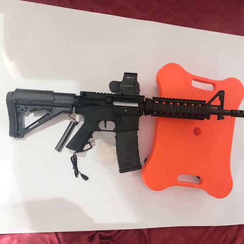 רובה ג'ל חשמלי  אוטומט נטען  גודל 85 ס''מ שחור - M4A1 SUBMACHINE GUN