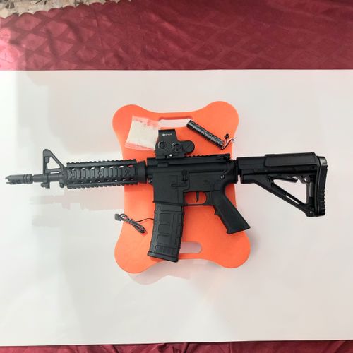 רובה ג'ל חשמלי  אוטומט נטען  גודל 85 ס''מ שחור - M4A1 SUBMACHINE GUN