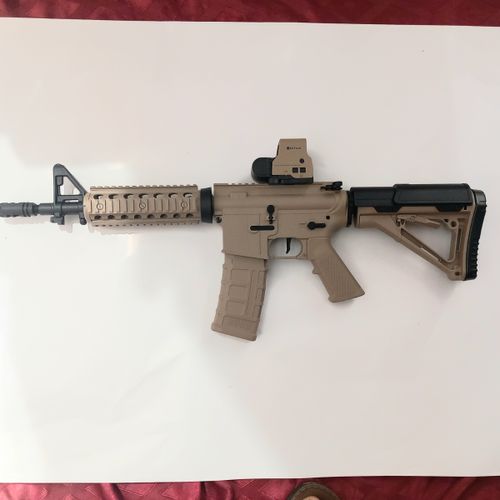רובה ג'ל חשמלי  אוטומט נטען  גודל 74 ס''מ  - M4A1 SUBMACHINE GUN