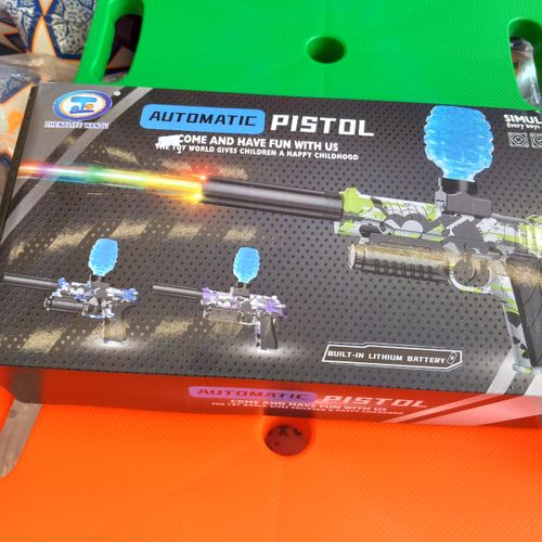 רובה ג'ל אורות אוטומט נטען   - AUTOMATIC PISTOL
