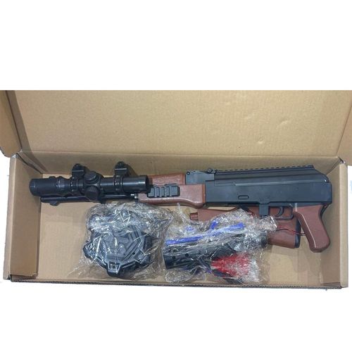 רובה ג'ל חשמלי וידני AK-47 חום
