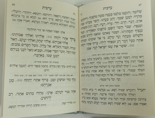 סידור מזמור לדוד מנחה ערבית