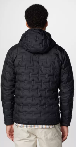 מעיל  לגברים DELTA RIDGE II DOWN HOOD JKT שחור - Columbia
