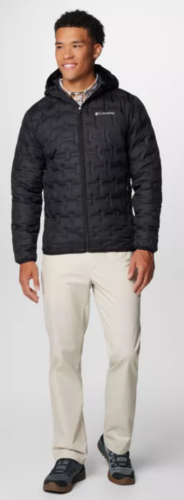 מעיל  לגברים DELTA RIDGE II DOWN HOOD JKT שחור - Columbia