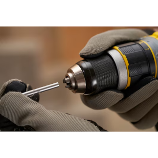 מקדחה/מברגת פטישון נטענת בראשלס 18v stanley fatmax v20 | גוף בלבד | דגם sfmcd721b