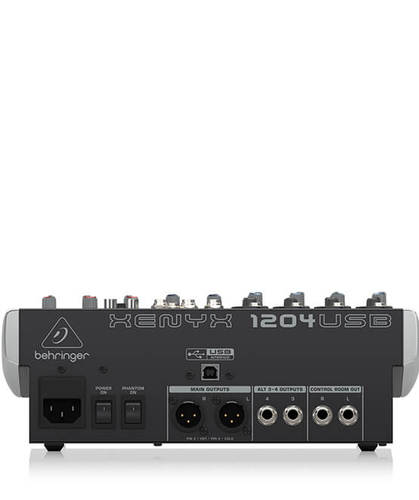 מיקסר 8 כניסות עם כרטיס קול XENYX 1204USB