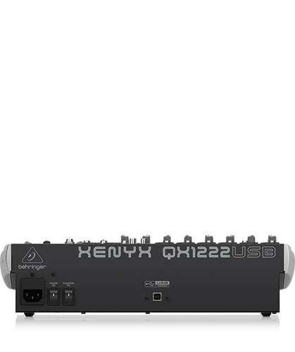 מיקסר 12 ערוצים 4/6 כניסות MIC ו 4/2 כניסות LINE, קומפרסור, מולטי אפקט מבית KLARK TEKNIK ו EQ גרפי 7 - BAND עם חיבור USB למחשב