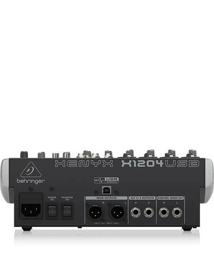 מיקסר 8 כניסות אפקט לשירה וכרטיס קול XENYX X1204USB