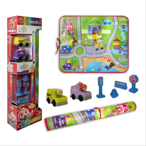 קוקומלון שטיח משחק עם זוג מכוניות 