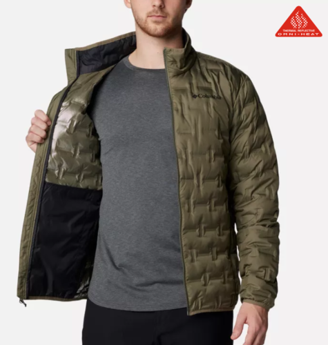 מעיל  לגברים DELTA RIDGE II DOWN JKT ירוק - Columbia