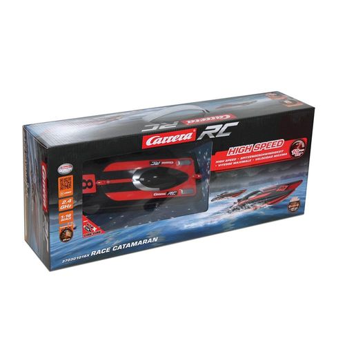 משינה - סירת מירוץ קטמרן על שלט 31 ס”מ Catamaran 2.4GHZ-נטען – MACHINA