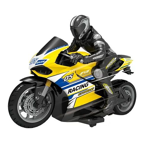 אופנוע שלט 2.4G מוטור ספורט כולל טעינה - HST MOTORCYCLE 1:10