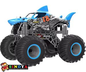 ג’יפ שלט מפלצת כריש עם גלגלי ענק 1:16 2.4GHz מבית MACHINA