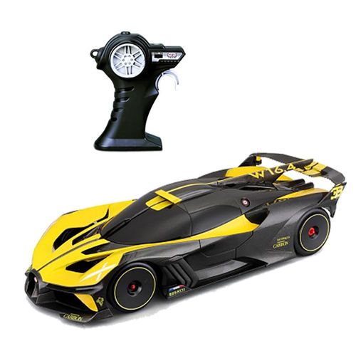 מאיסטו - מכונית שלט בוגאטי בוליד צהובה - Maisto RC Bugatti Bolide 1:14