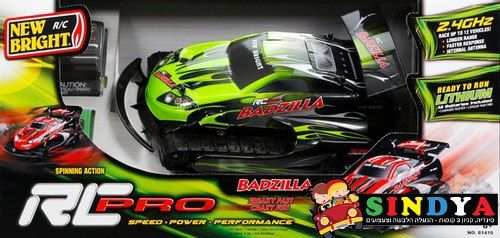 מכונית שלט זחל לחולות ושטח אגרסיבי New Bright Badzilla