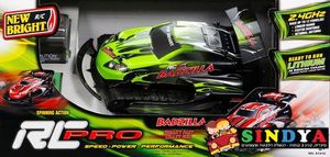 מכונית שלט זחל לחולות ושטח אגרסיבי New Bright Badzilla