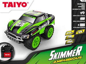 מכונית שלט אמפיבית SKIMMER BLACK/GREEN 2.4G-TAIYO