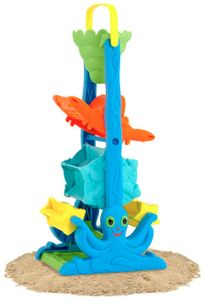 מגדל משפך גלגלים וסינון למשחק במים ובחול