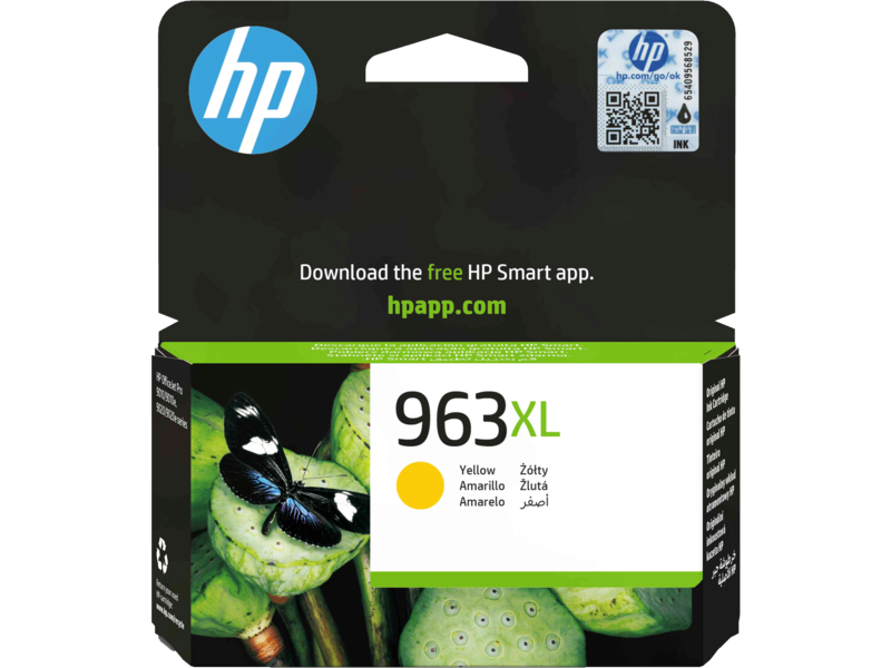 ראש דיו צהוב HP 963XL Yellow - מקורי