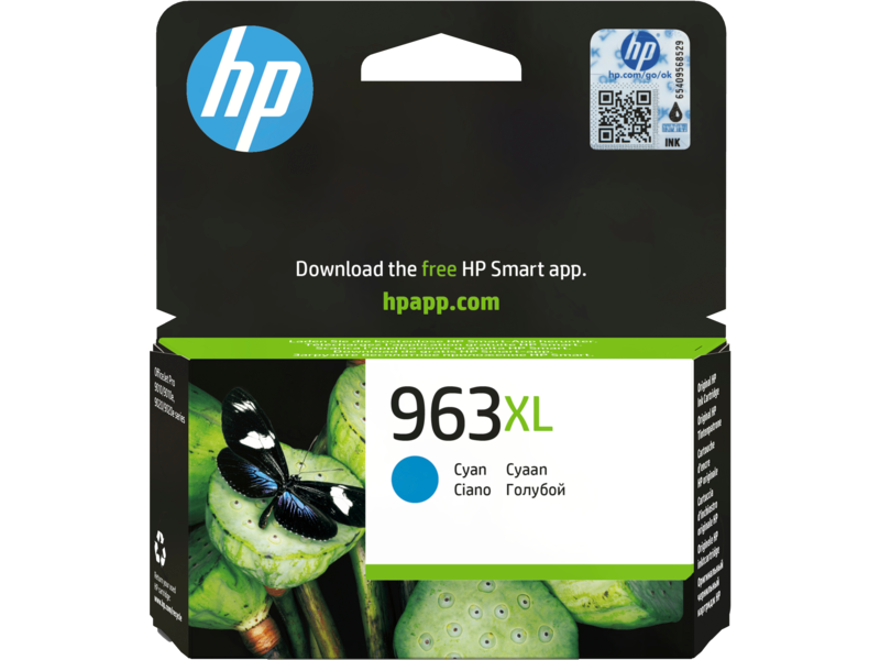 ראש דיו כחול HP 963XL Cyan - מקורי