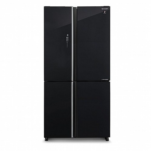 מקרר 4 דלתות שארפ SHARP דגם SJ-8960 BK זכוכית שחורה