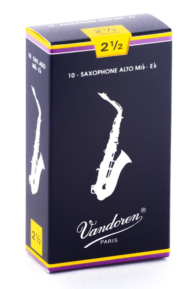 10 עלים Vandoren לסקסופון אלט Eb מספר 2.5