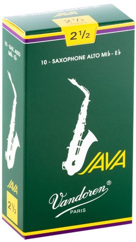 10 עלים Vandoren Java לסקסופון אלט Eb מספר 2.5